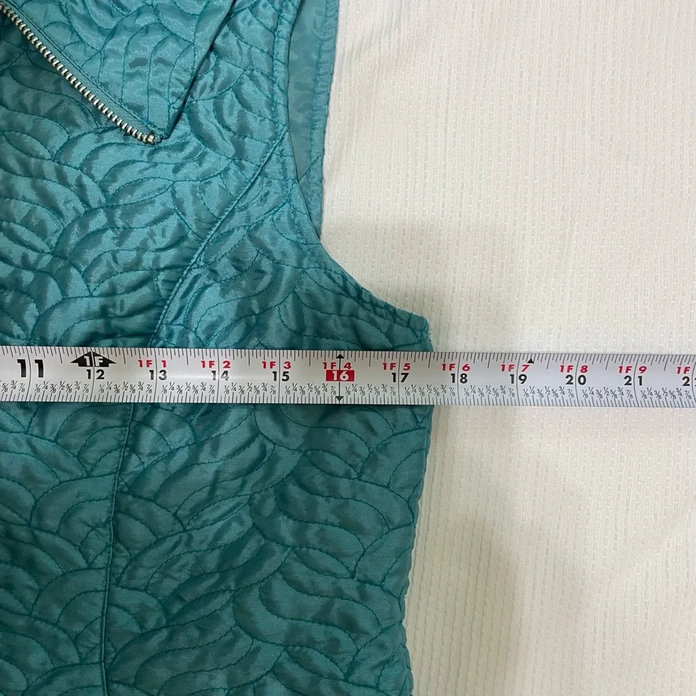 Chico's Teal Quilted Vest